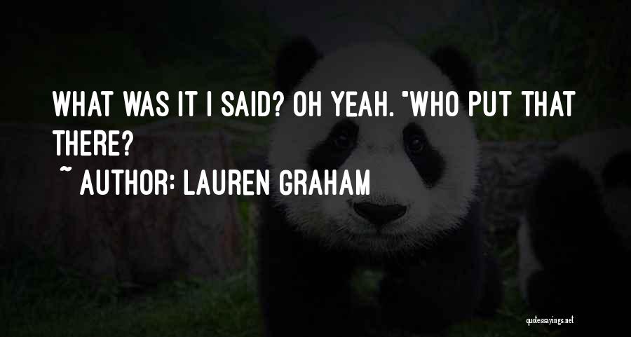 Lauren Graham Someday Someday Maybe Quotes By Lauren Graham