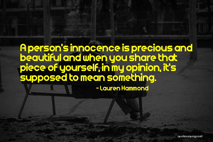 Lauren Hammond Quotes 78428