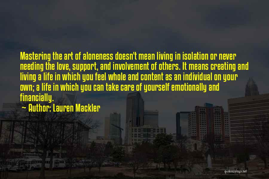 Lauren Mackler Quotes 388032