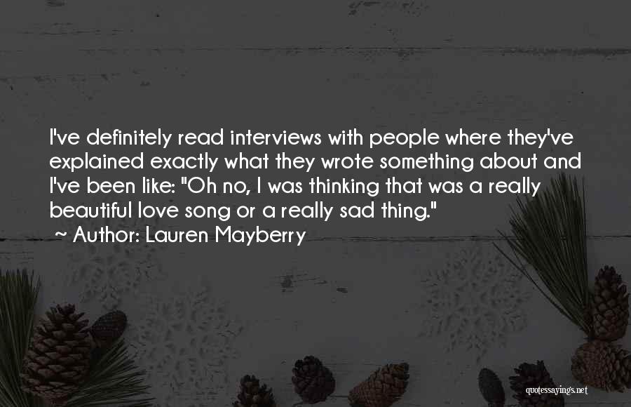 Lauren Mayberry Quotes 1433507