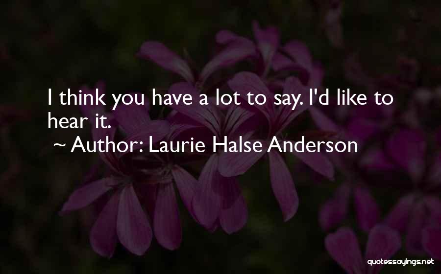 Laurie Halse Anderson Quotes 112845