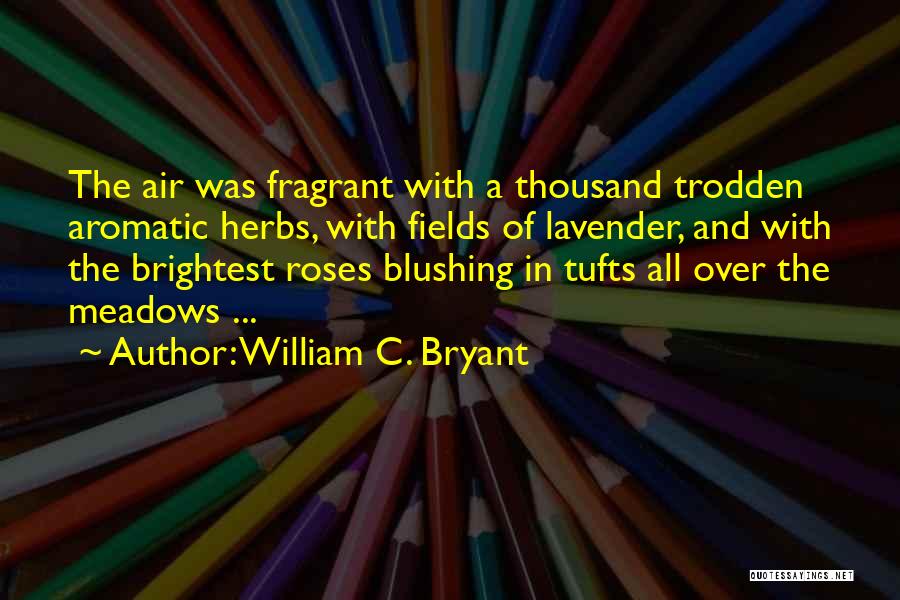 Lavender Fields Quotes By William C. Bryant