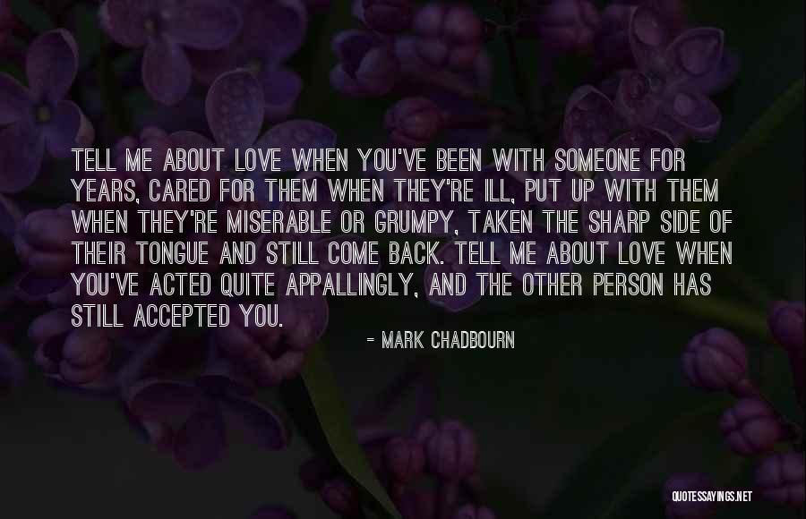 Lavished Affection Quotes By Mark Chadbourn