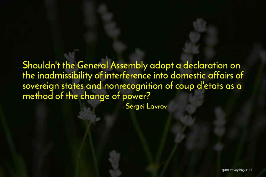 Lavrov U Quotes By Sergei Lavrov Lavrov U Quotes By Sergei Lavrov