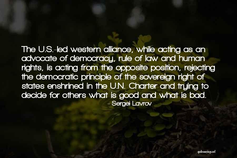 Lavrov U Quotes By Sergei Lavrov Lavrov U Quotes By Sergei Lavrov