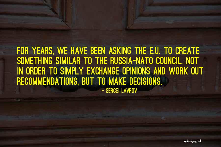 Lavrov U Quotes By Sergei Lavrov Lavrov U Quotes By Sergei Lavrov