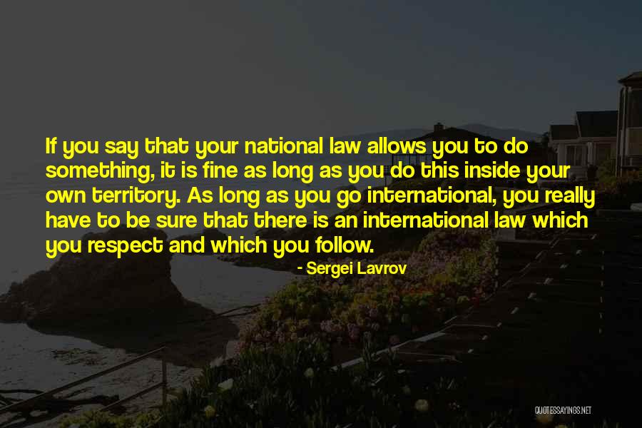 Lavrov U Quotes By Sergei Lavrov Lavrov U Quotes By Sergei Lavrov