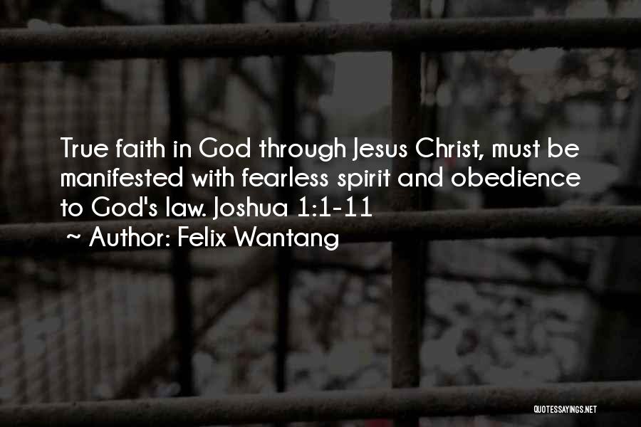 Law And Bible Quotes By Felix Wantang