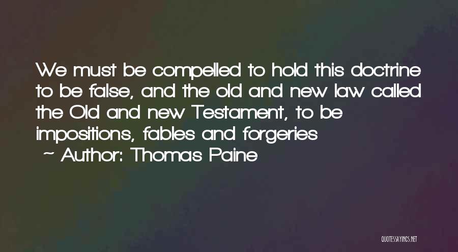 Law And Bible Quotes By Thomas Paine