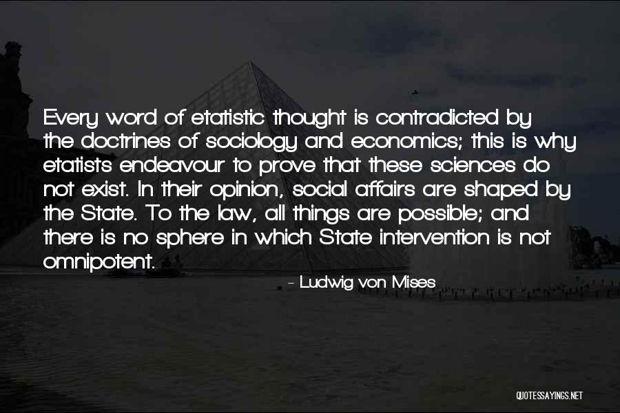 Law And Economics Quotes By Ludwig Von Mises