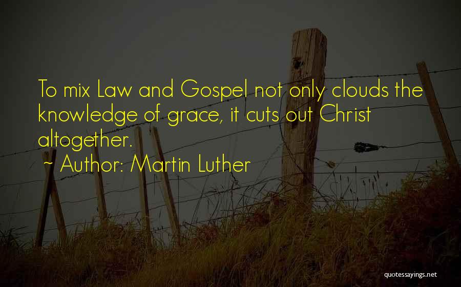 Law And Grace Quotes By Martin Luther