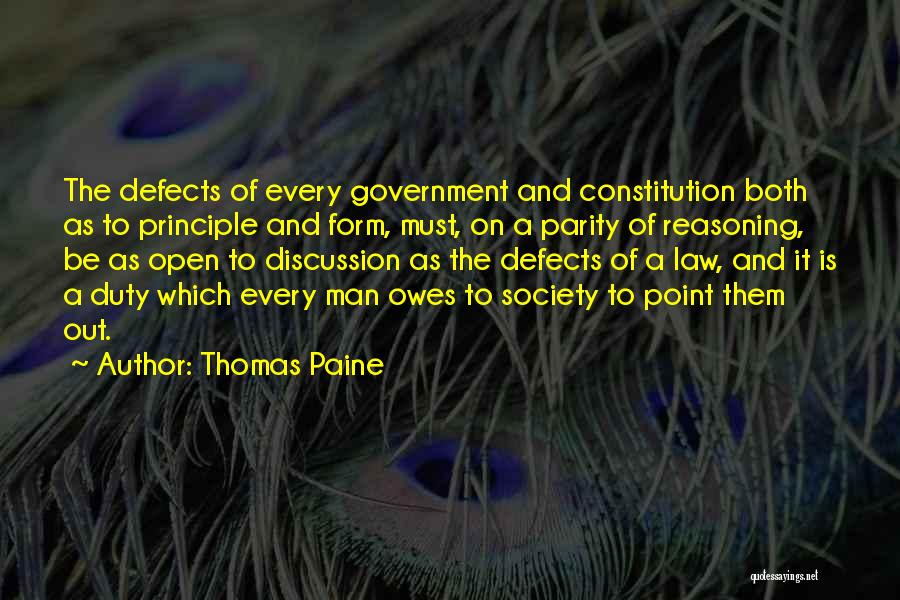 Law And Society Quotes By Thomas Paine