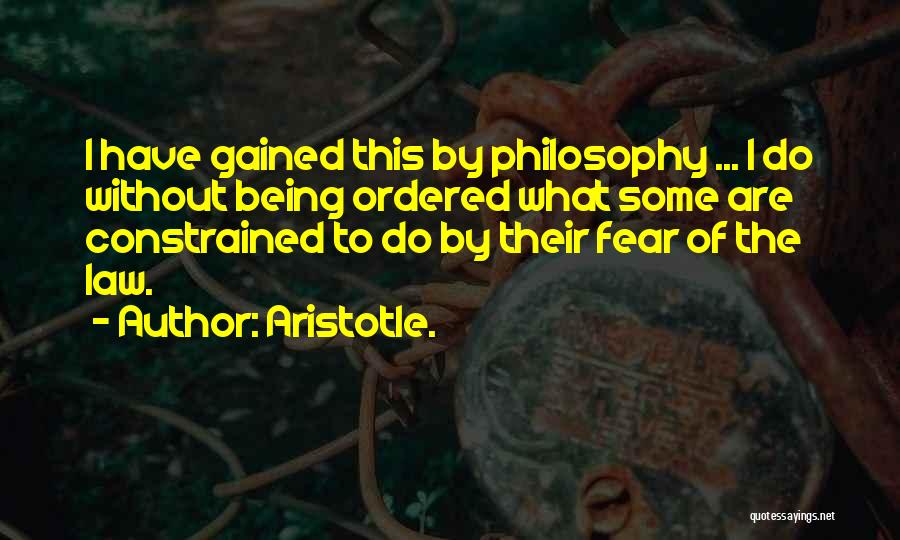 Law Aristotle Quotes By Aristotle.