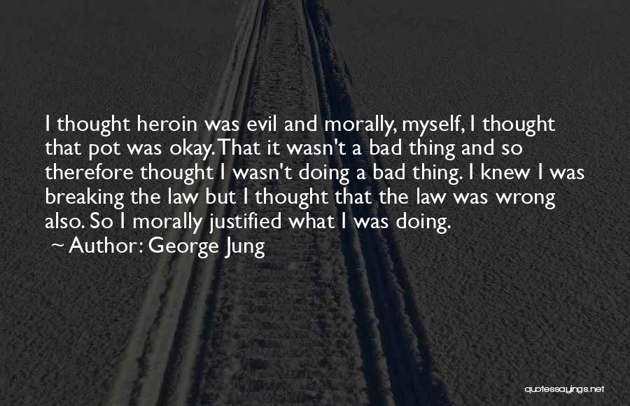 Law Breaking Quotes By George Jung