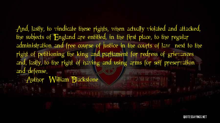Law Courts Quotes By William Blackstone