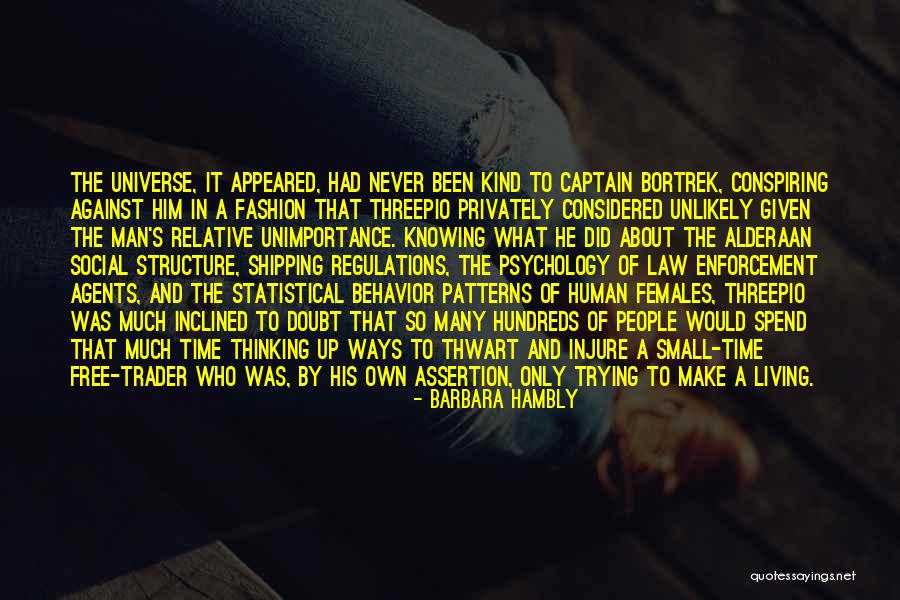 Law Enforcement Quotes By Barbara Hambly