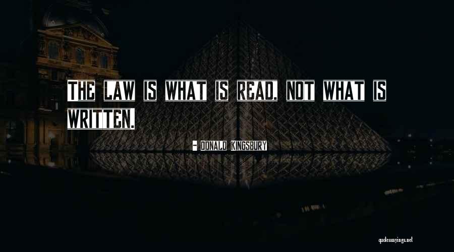 Law Interpretation Quotes By Donald Kingsbury Law Interpretation Quotes By Donald Kingsbury