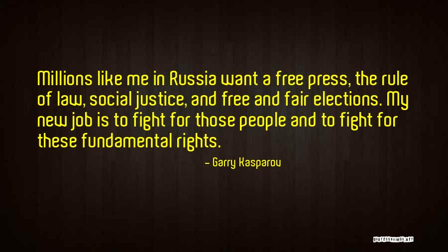 Law Is Not Fair Quotes By Garry Kasparov