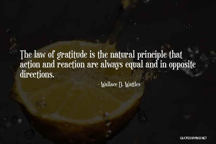 Law Is Quotes By Wallace D. Wattles