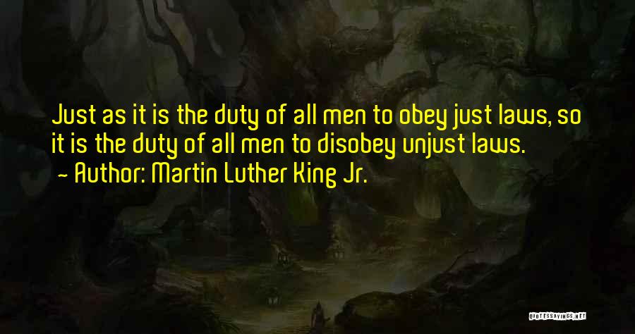 Law Is Unjust Quotes By Martin Luther King Jr.