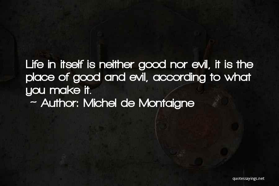 Law Of Attraction Life Quotes By Michel De Montaigne