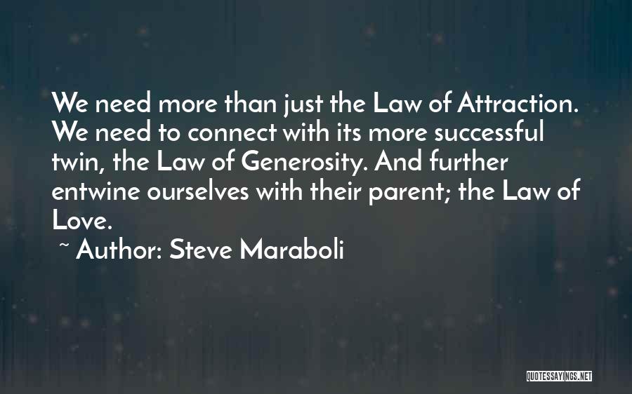 Law Of Attraction Love Quotes By Steve Maraboli