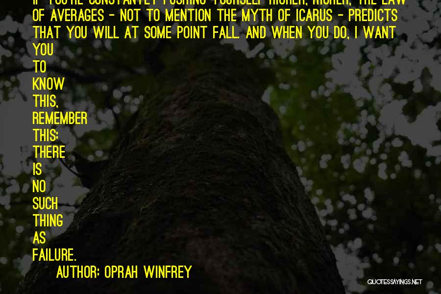 Law Of Averages Quotes By Oprah Winfrey