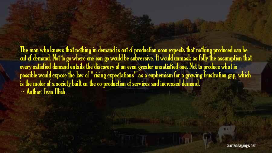 Law Of Demand Quotes By Ivan Illich