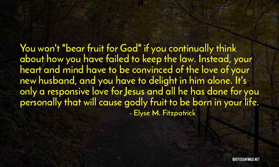 Law Of God Quotes By Elyse M. Fitzpatrick