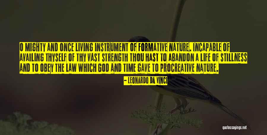 Law Of God Quotes By Leonardo Da Vinci