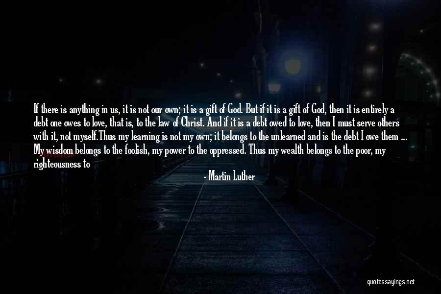 Law Of God Quotes By Martin Luther