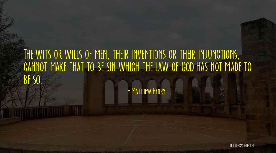 Law Of God Quotes By Matthew Henry