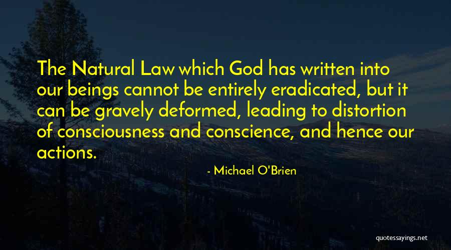 Law Of God Quotes By Michael O'Brien