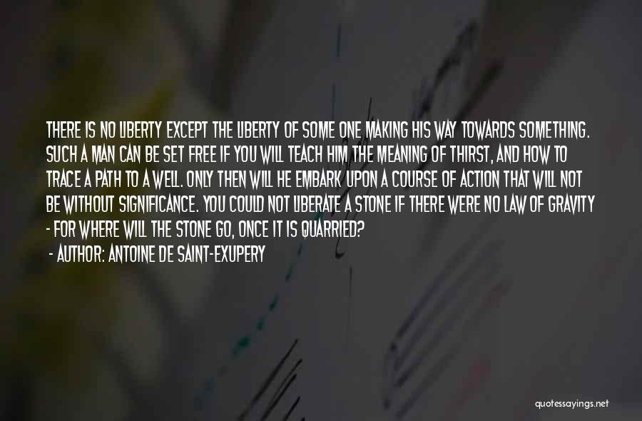 Law Of Gravity Quotes By Antoine De Saint-Exupery
