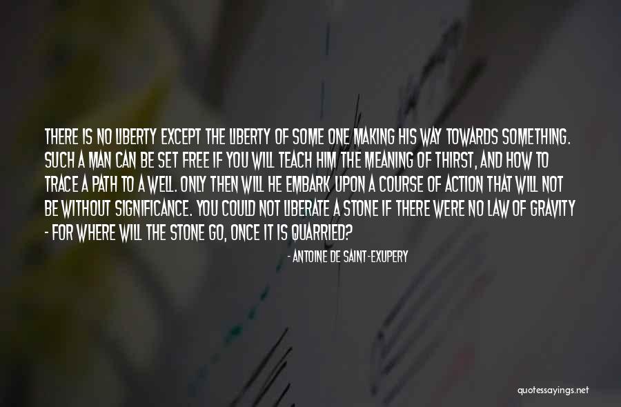 Law Of Gravity Quotes By Antoine De Saint-Exupery