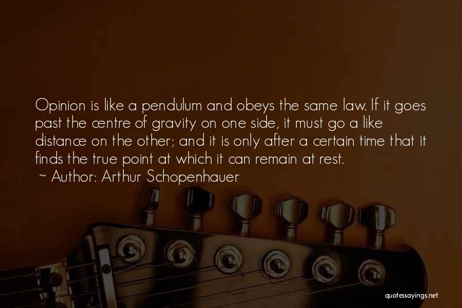 Law Of Gravity Quotes By Arthur Schopenhauer