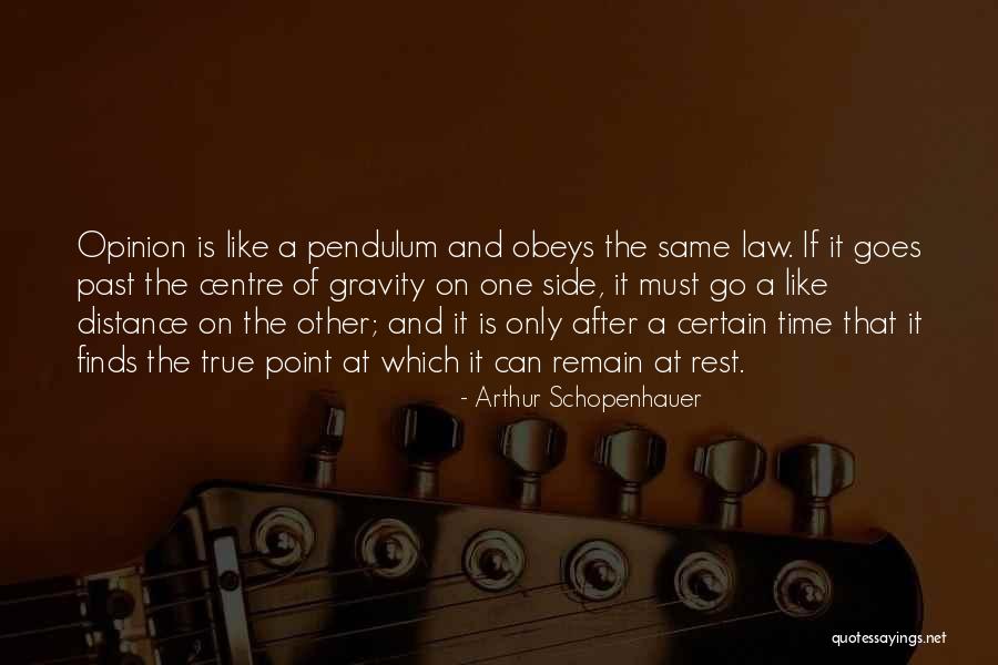 Law Of Gravity Quotes By Arthur Schopenhauer