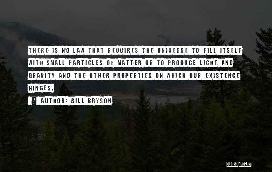 Law Of Gravity Quotes By Bill Bryson