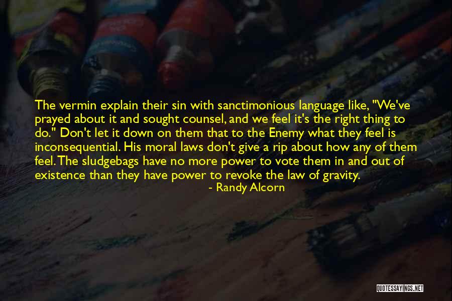 Law Of Gravity Quotes By Randy Alcorn