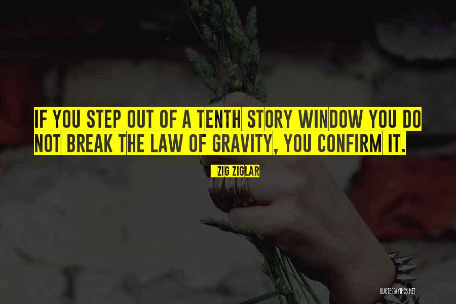 Law Of Gravity Quotes By Zig Ziglar