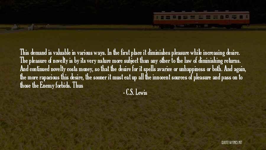 Law Of Increasing Quotes By C.S. Lewis Law Of Increasing Quotes By C.S. Lewis