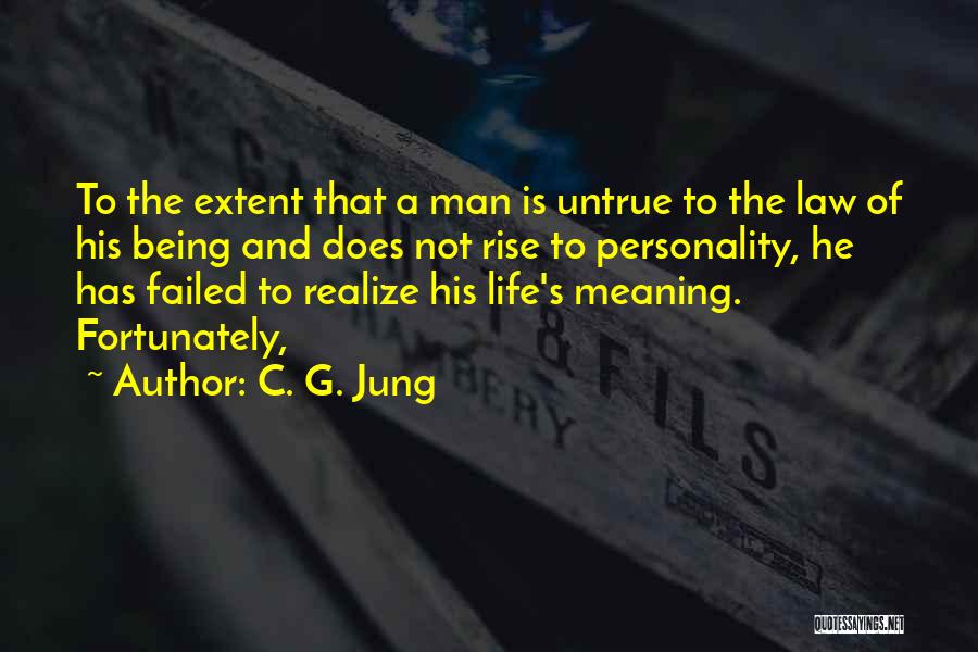 Law Of Life Quotes By C. G. Jung