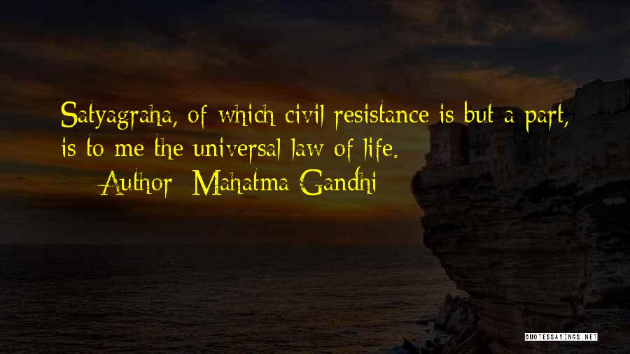 Law Of Life Quotes By Mahatma Gandhi