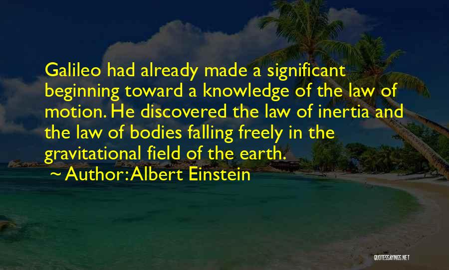 Law Of Motion Quotes By Albert Einstein