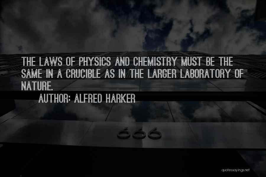 Law Of Nature Quotes By Alfred Harker