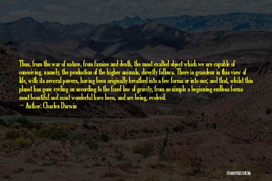 Law Of Nature Quotes By Charles Darwin