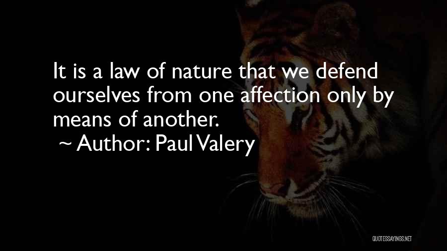 Law Of Nature Quotes By Paul Valery