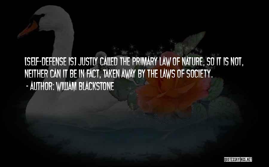 Law Of Nature Quotes By William Blackstone