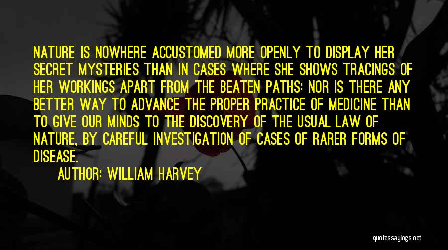 Law Of Nature Quotes By William Harvey