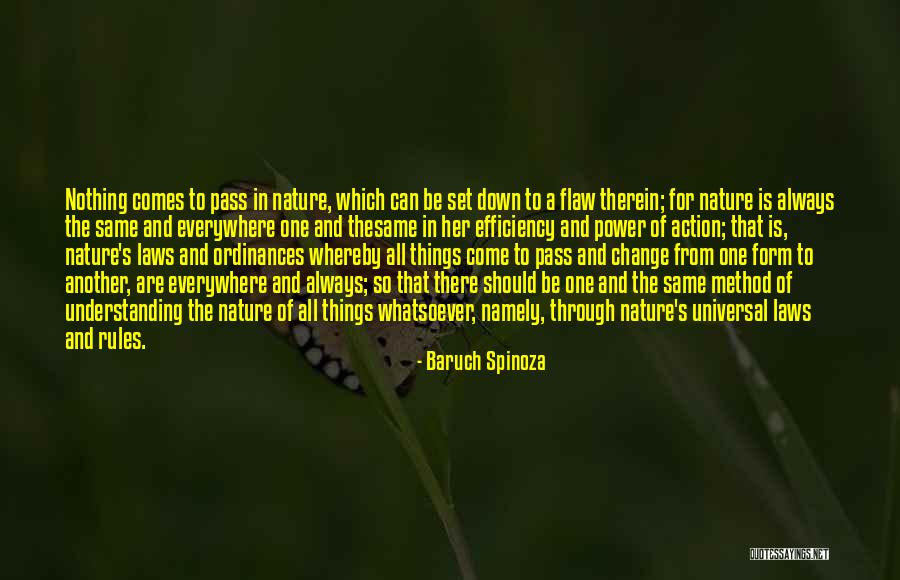 Law Of Power Quotes By Baruch Spinoza